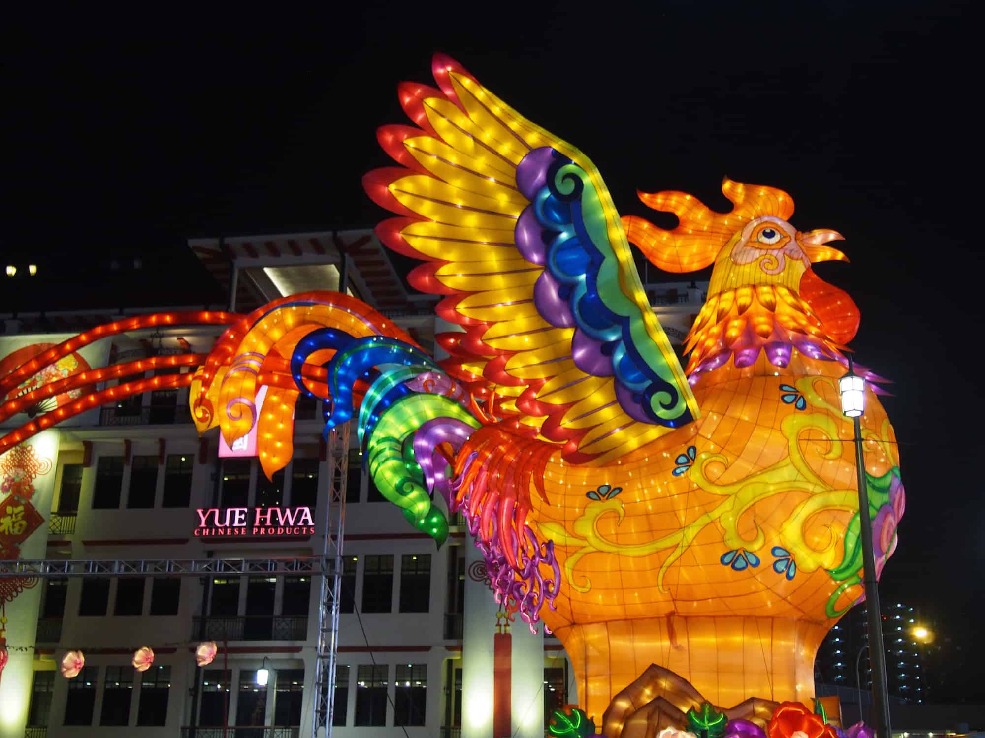 Year of the Rooster, Chinatown in Singapore