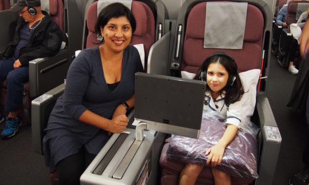 How We Flew Business Class on our Recent Family Holiday using Qantas Bid Now!